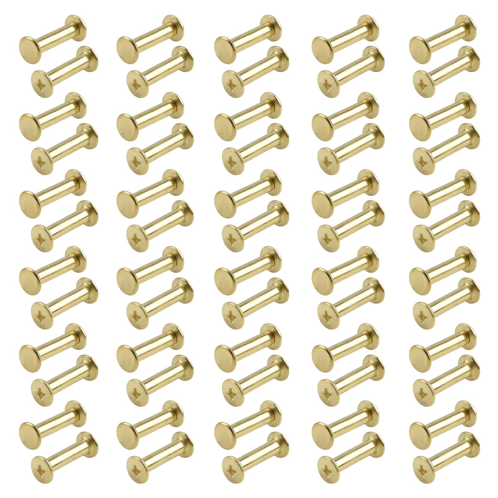 INCREWAY Nickel Plated Binding Screws - 60 Sets -6