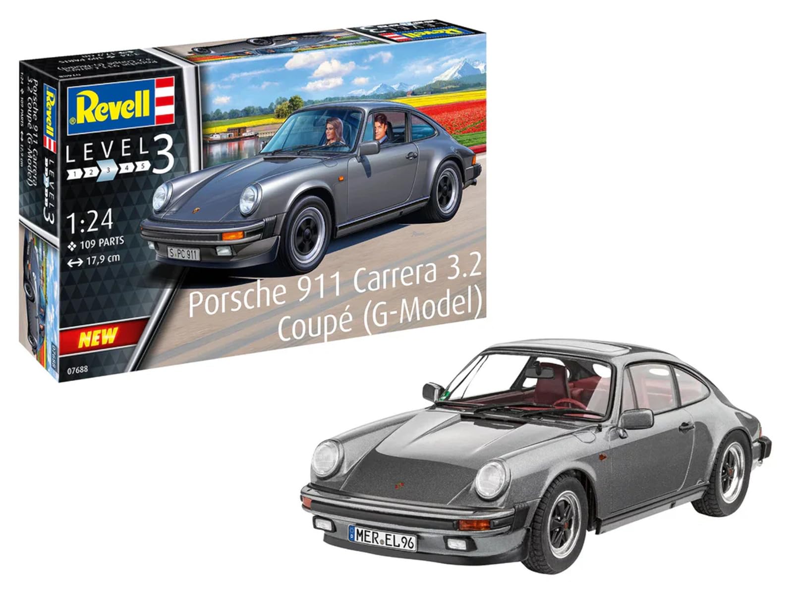 07688 Porsche 911 G Coupé Model Kit 1:24 Scale