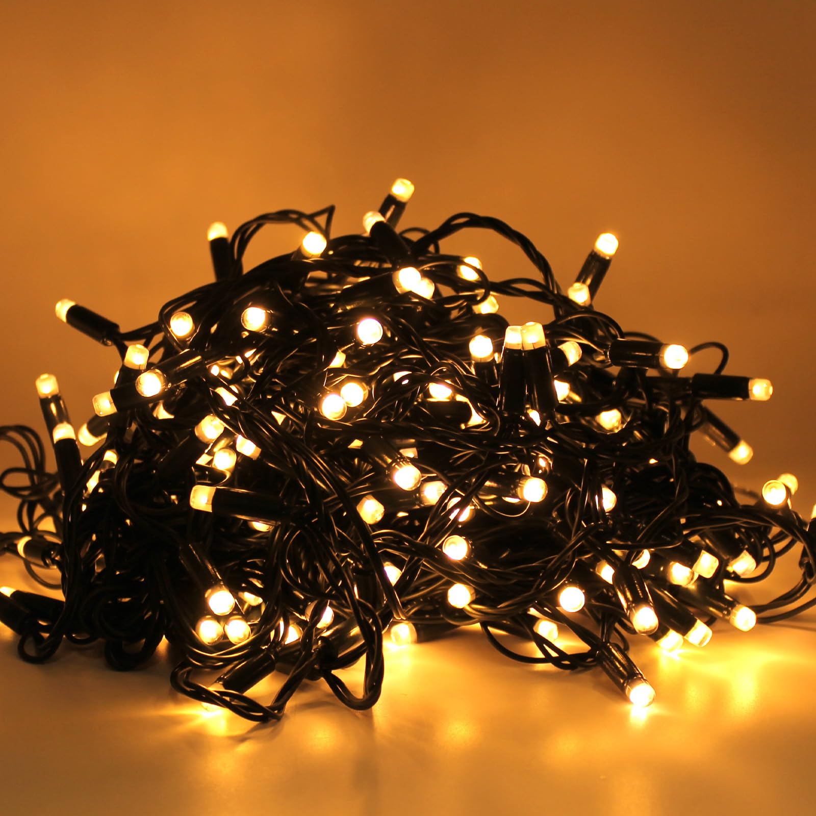 Luccika Stringa di Luci Maxi LED Smart con APP, Catena Luminosa Dimmerabile in 3 Tonalità di bianco caldo, Giochi di Luce con Musica, Timer, Memoria, IP44, Interno Esterno (25 Metri - 250 Maxi Led)