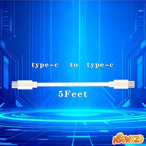 Miniatura 7 de Cable USB C a USB C de 60 W, carga rápida para MacBook Air Pro, iPad, iPhone17 16 15, tableta Samsung Galaxy A7, cable de carga tipo C para teléfono