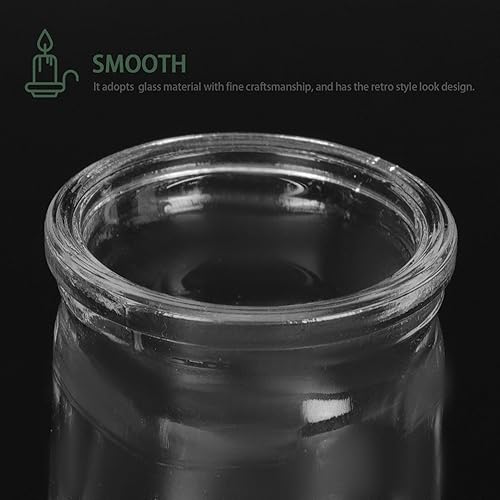 Miniatura 2 de DECHOUS Pantalla de lámpara cilíndrica Mini pantalla de lámpara Mini linterna de queroseno globo lámpara de queroseno lámpara de aceite de chimenea