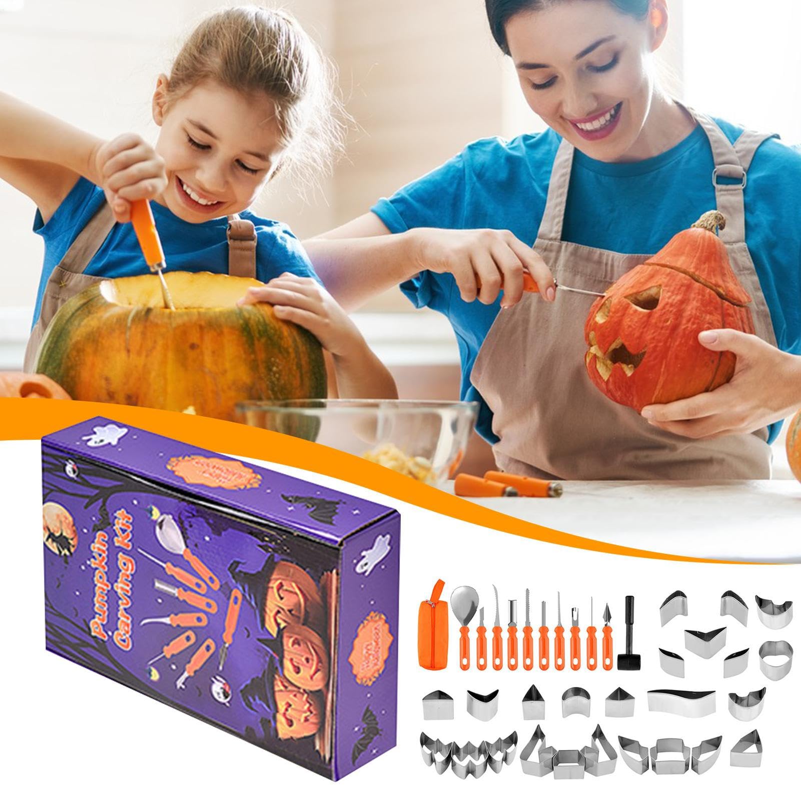 Zestaw do rzeźbienia dyni na Halloween Wytrzymałe Gadżety Rzeźbiarskie Z