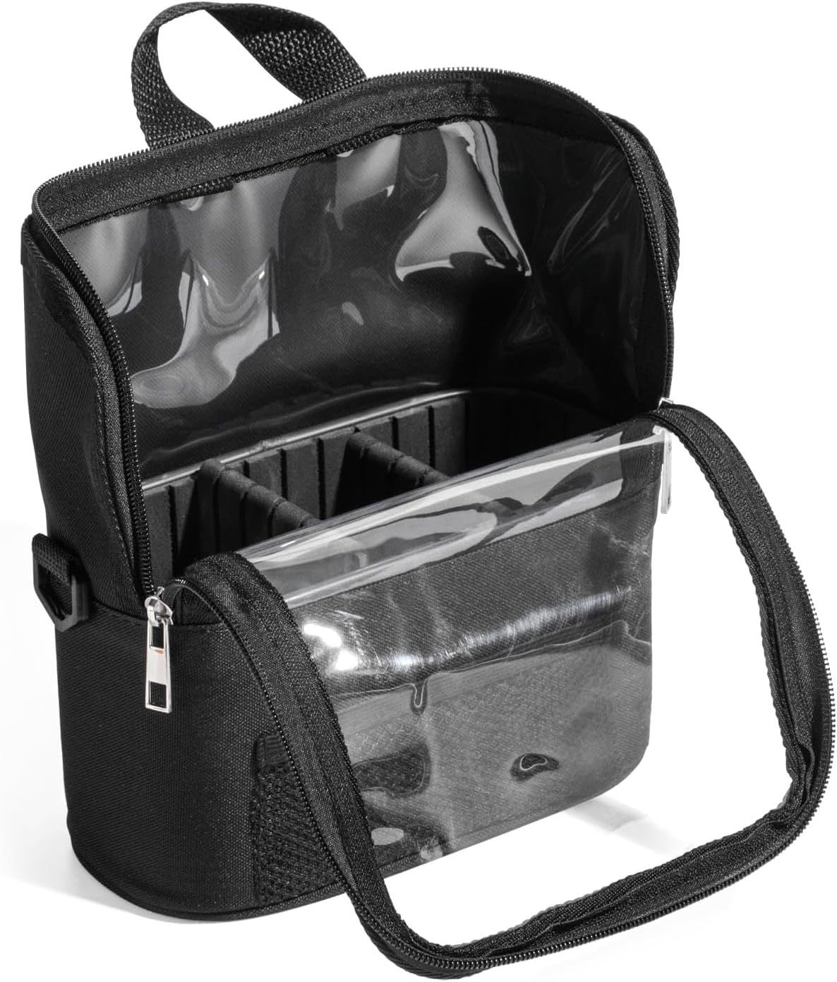 Makeup Brush Case Stand-up Makeup Cup Makeup Brush Holder Travel Cosmetic Bag Artist Storage Bag Large Makeup Brush Bag