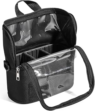 Makeup Brush Case Stand-up Makeup Cup Makeup Brush Holder Travel Cosmetic Bag Artist Storage Bag Large Makeup Brush Bag