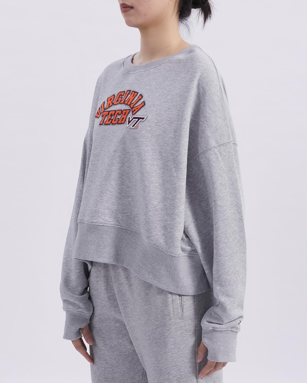 Pro Standard NCAA womens Womens College Classic Essentials Brushed Back French Terry Crewneck Sweatshirt