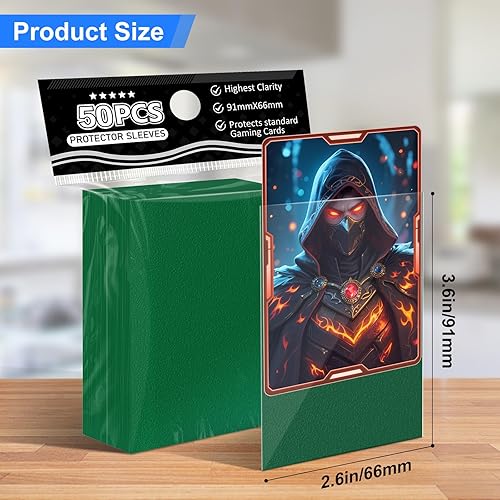 Miniatura 2 de Fundas para tarjetas coleccionables de ajuste perfecto, fundas mate TCG, protector de tarjetas deportivas suave para tarjeta fotográfica, fácil de