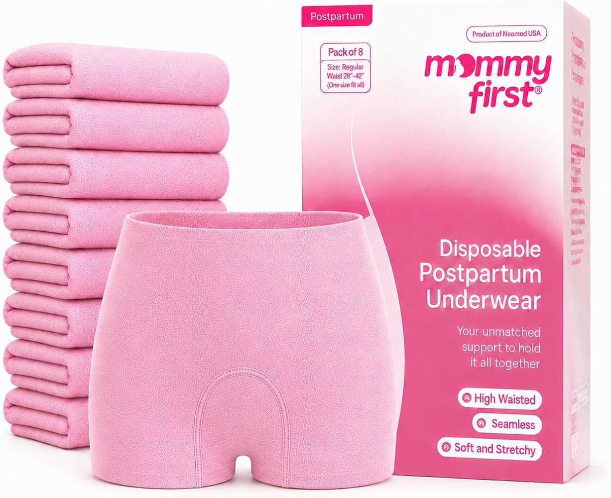 Mommy First® High-Waisted Disposable Postpartum Underwear | Soft