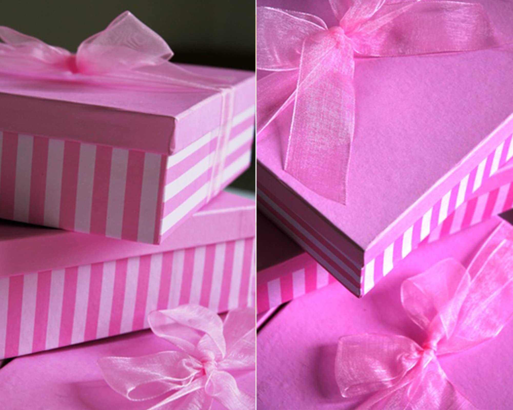 Pink Ribbon Tissue Snapklik.com : LEEQE Pink Organza Ribbon 1-1/4 Inch X 50Yd Sheer ...