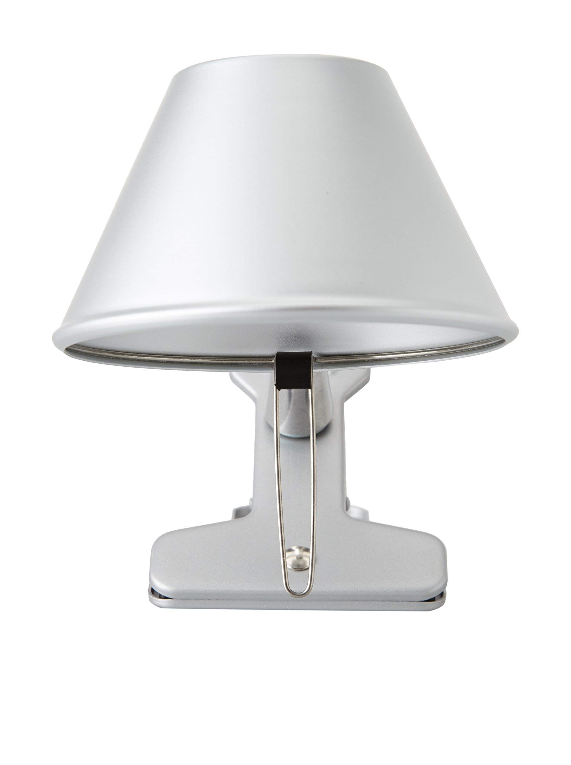 Artemide Tolomeo Micro Pinza Lampa z Zaciskiem, Srebrny, 20 x 16 x 0.5 cm