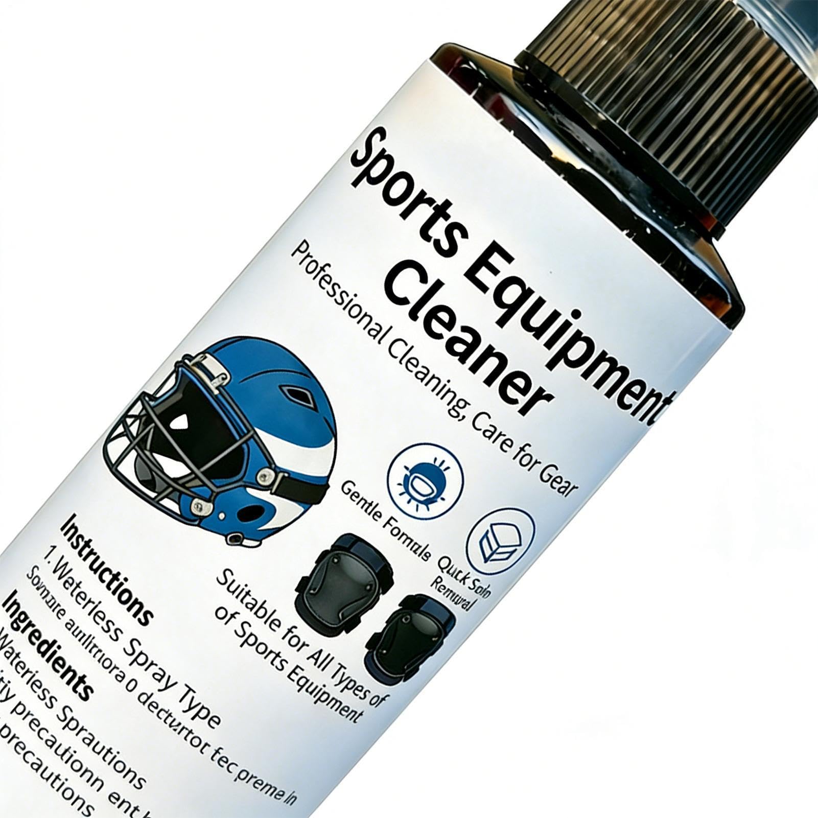Sports Equipment Spray, Freshener Deodorizer Mist, Helmet Gear Cleaner, 120ml Odor Eliminator Solution, for Boxing Yoga Gym Hockey Baseball Gloves Cleats Sneakers Helmet Home Travel Use