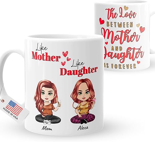 Miniatura 13 de Taza personalizada para pareja del día de San Valentín - Regalo para ella él - Diseño personalizado para novio, novia, marido, esposa con tema de