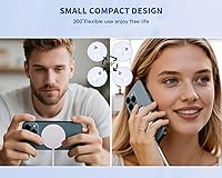 Vista 6 de [Apple MFi Certified]25W Magnetic Wireless Charger for iPhone,Qi2.2 Certified 6FT Fast Apple MagSafe Charger Wireless Charging Pad for iPhone