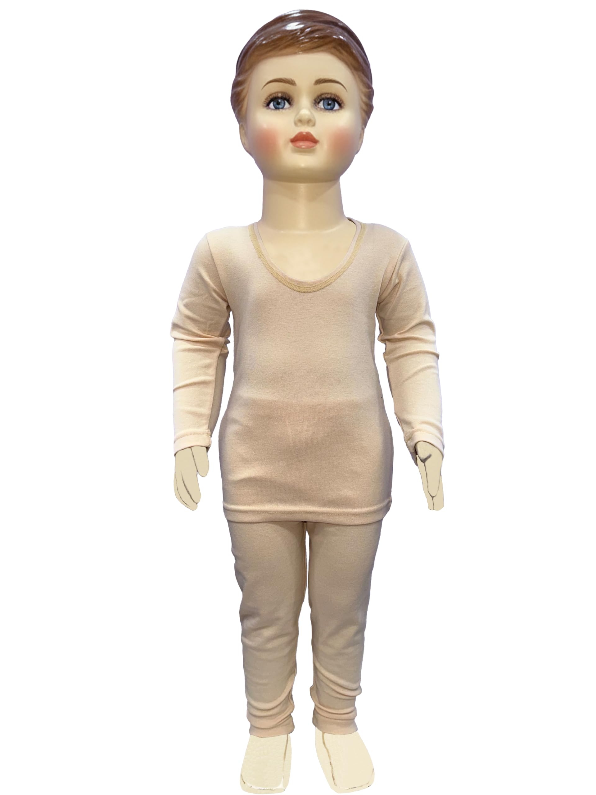 Selfcare Baby Boy and Baby Girls Soft Warm Polycotton Lycra Top and Pyjama Thermal Set (Pack of 1)-picture-11