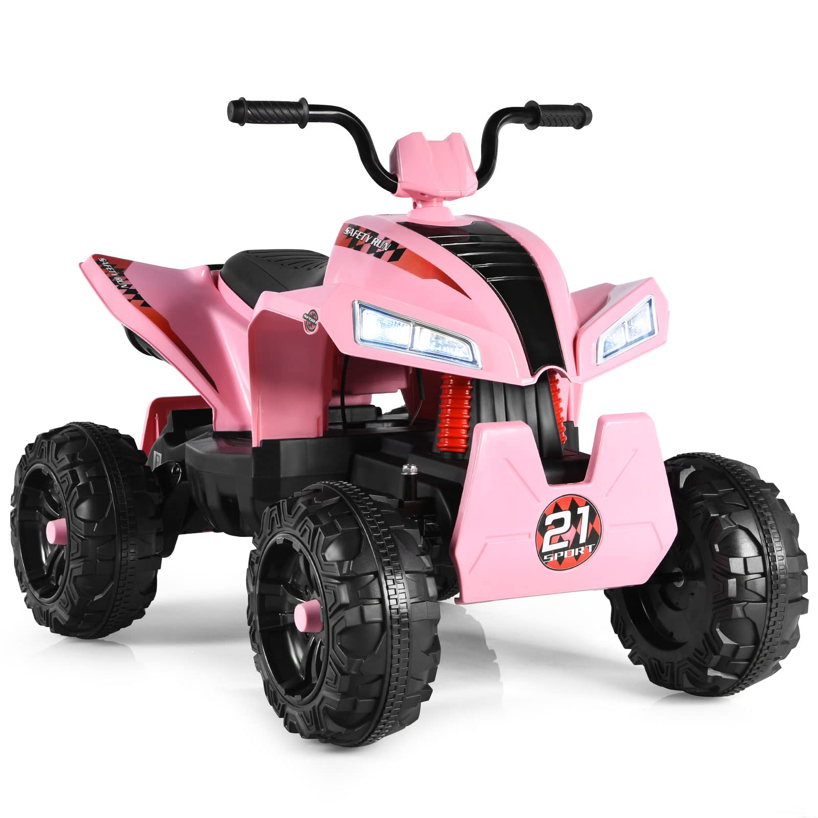 Buy Costzon Kids ATV, 12V Battery Powered Electric Vehicle w/ LED