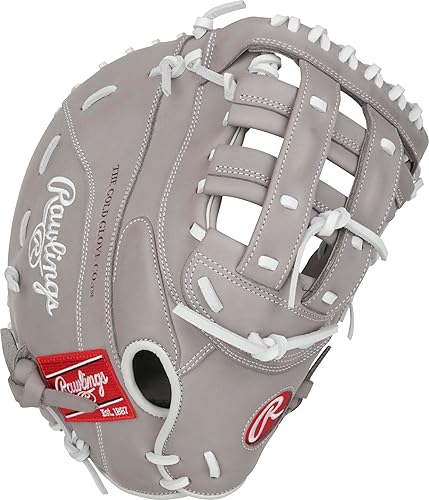 Miniatura 4 de Rawlings guantes de softball de 13.0in de Fastpitch de la serie DVD-R9, R9SB130-6DB