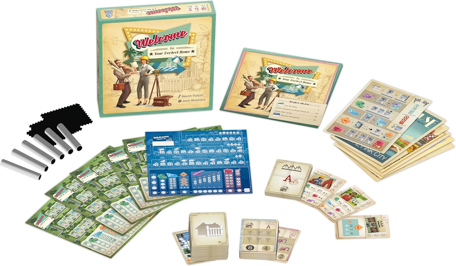 Lot Welcome Jeu De Base Nouvelle Edition 2025 + Extension Halloween/Lumières De Noel (Jeu Base + Halloween)