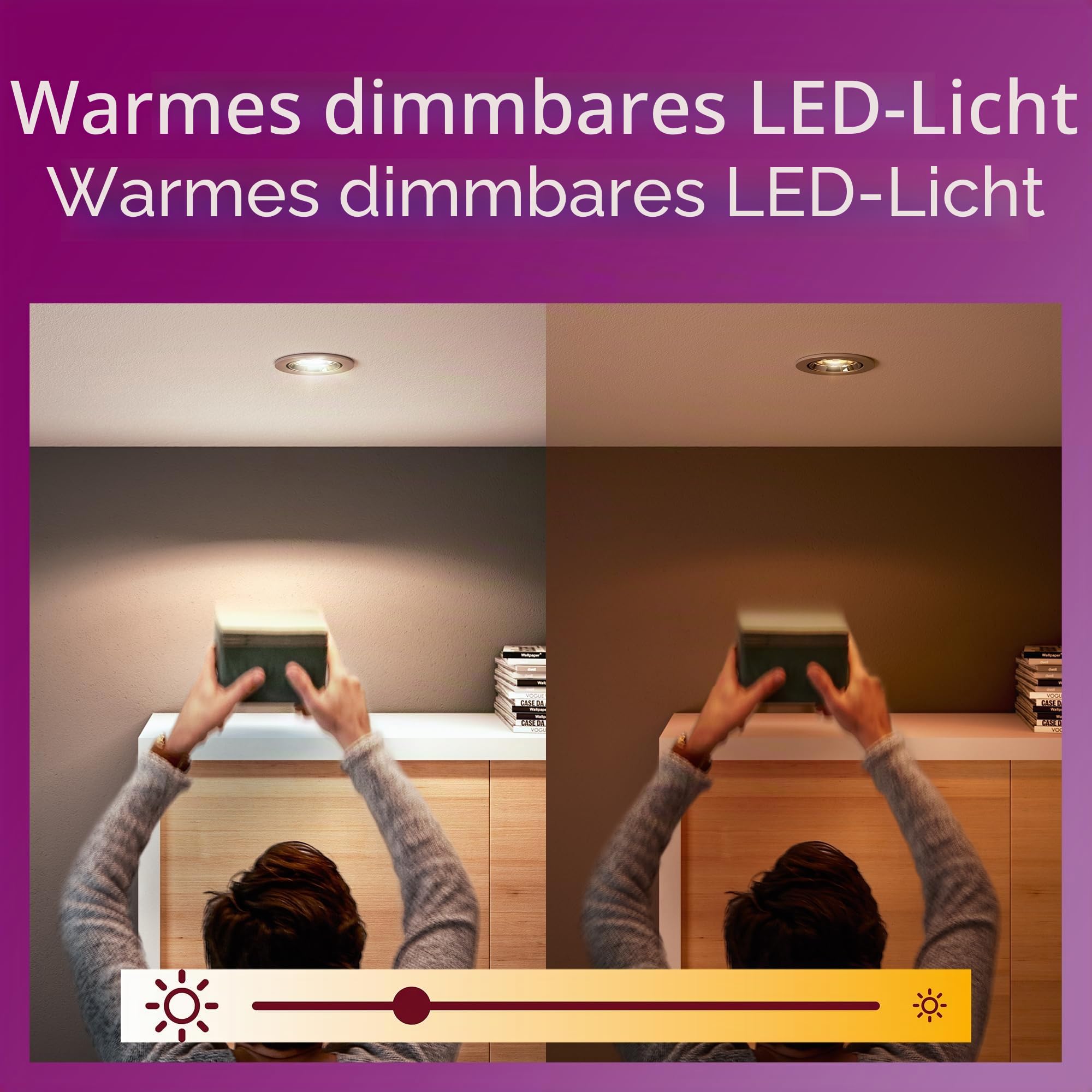 Philips Vorteilspaket - GU4 - LED Spot (MR11) - 12 V - 20W - Nicht dimmbar - Warmweißes Licht - Set 6 Stück