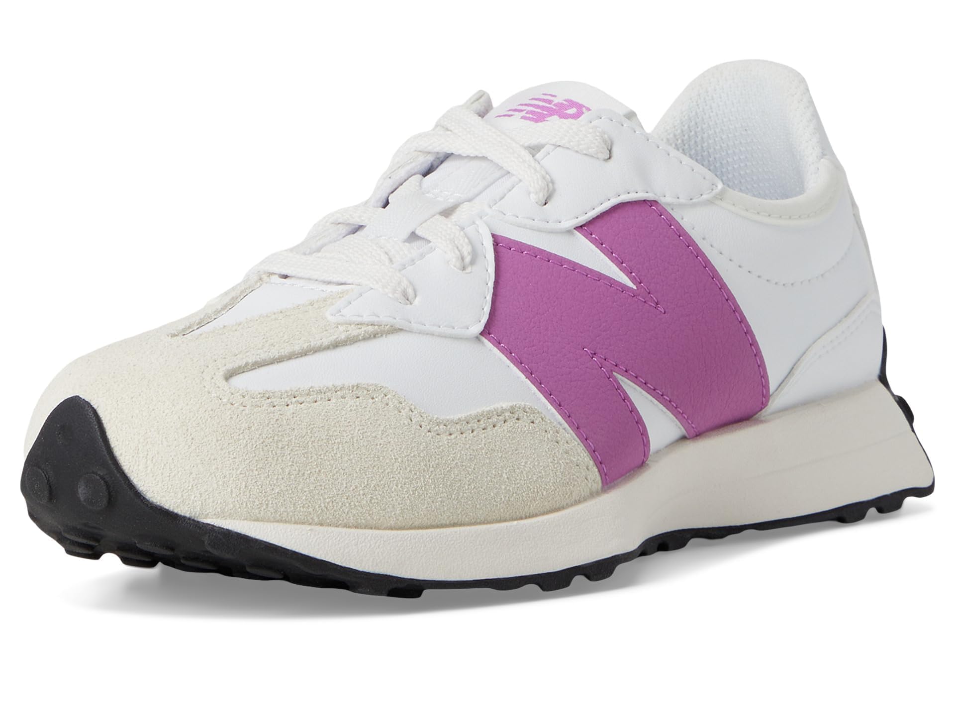 

                                                    New Balance Unisex 327 (Big Kid) White/Passion Fru
