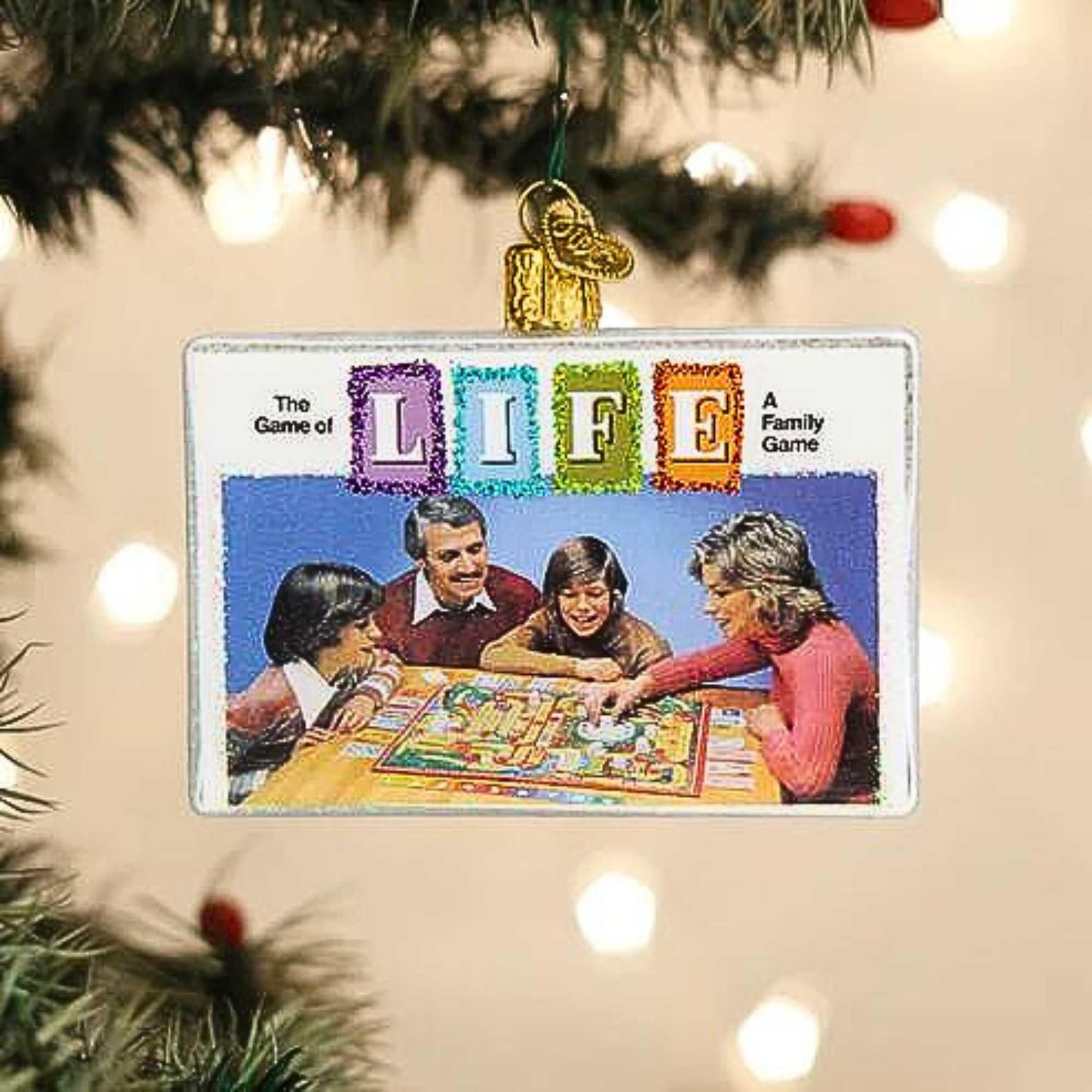 Old World Christmas 'Hungrige Nilpferde' Christbaumkugel: Handgeblasenes Glas, Hasbro Games Kollektion