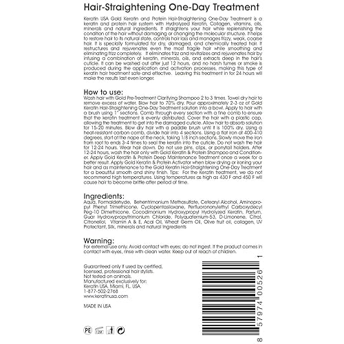 Miniatura 5 de Deluxe Gold Keratin Protein - Sistema de tratamiento de 6 piezas