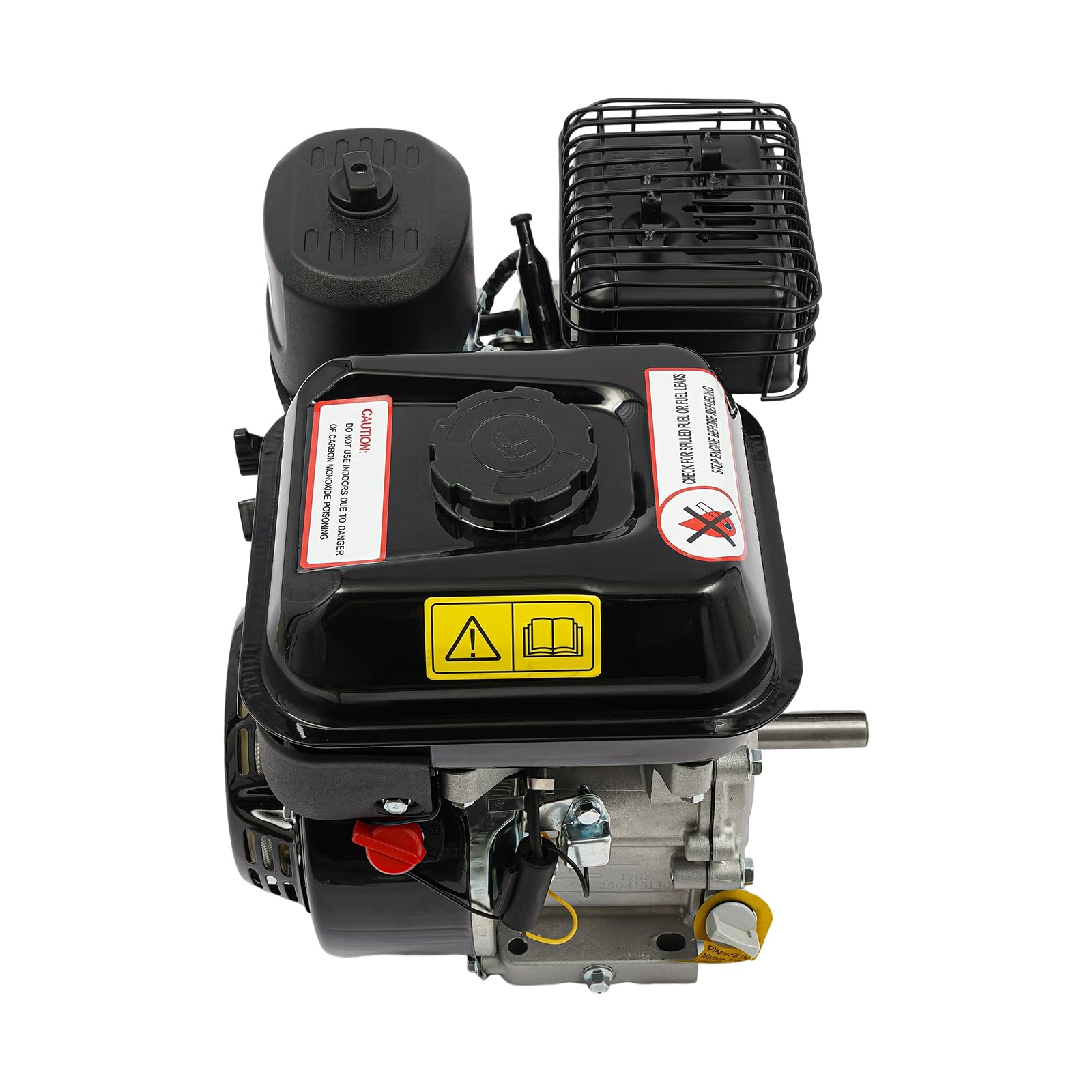 Motor de gasolina de 7,5 CV de 4 tiempos, 212 CC 3600 rpm, motor estacionario, motor industrial, duradero, bajo consumo de combustible, refrigeración por aire, motor Go Kart motor de repuesto, motor