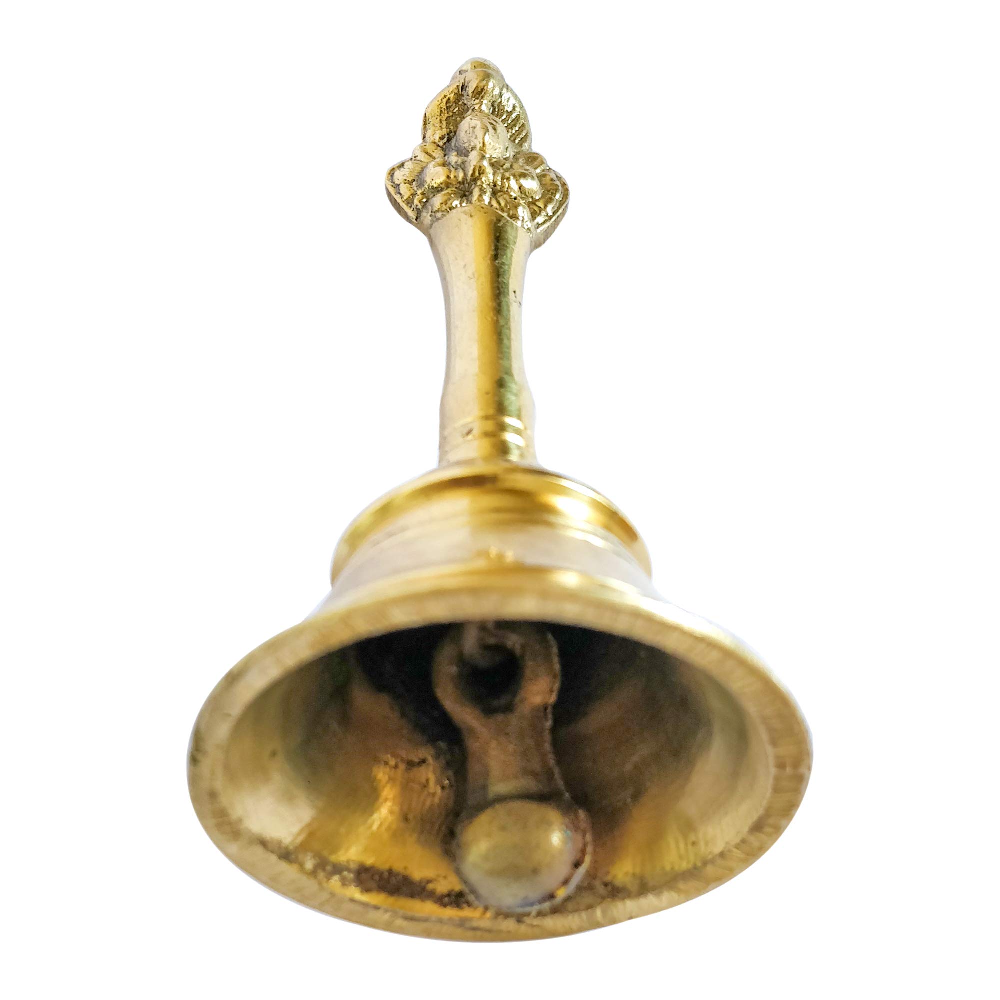 GURU JEE™ Brass Ganti Bell King of Bird Garuda Ghanti Bell Small Musical Jingle for Puja Room Temple Mandir Pooja Home Gifts Showpiece Puja Articles - Image 2 thumbnail