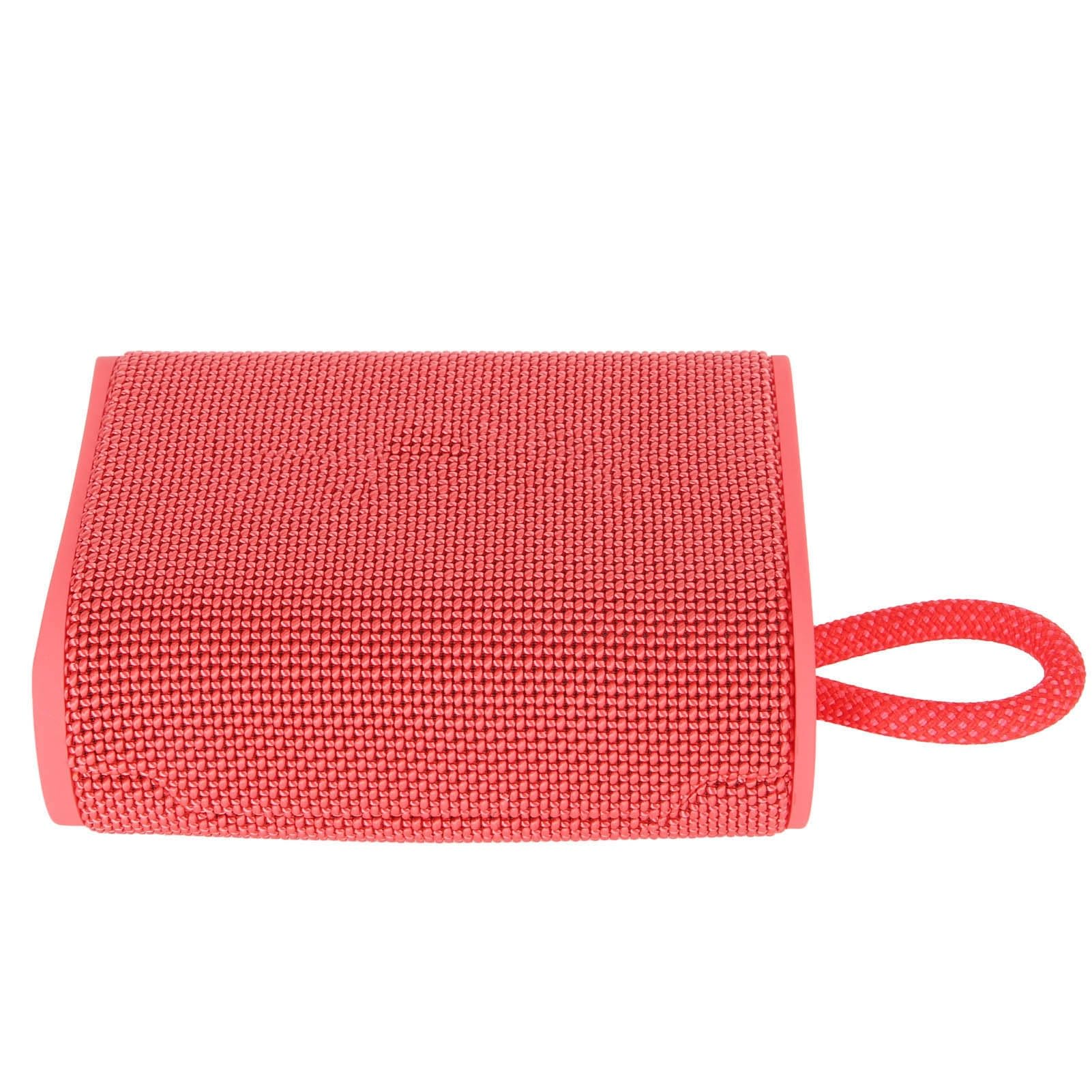 AMONIDA Altoparlante Bluetooth Wireless con Luce RGB e Riduzione del Rumore per Uso in Campeggio All'aperto Impermeabile IPX7 (rosso)