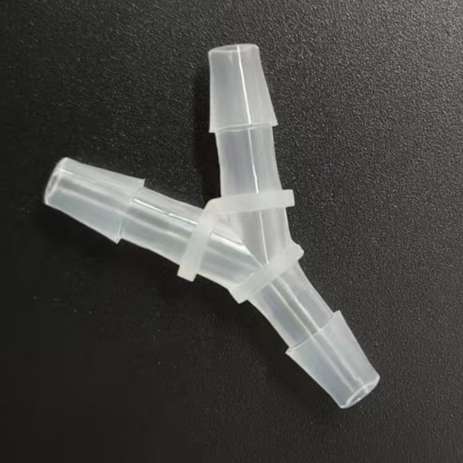 Y-Type Hose Barb Fitting - 3 Way Equal Barbed Adapter for Laboratory and Food Machinery - 25 Pack(4.8mm 3/16inch)