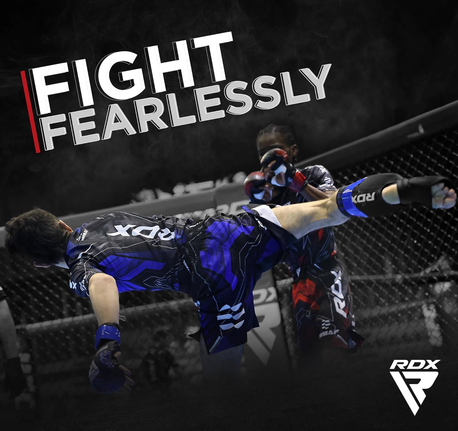 RDX IMMAF Approved Shin Guards, Competition Level Neoprene Shin Pads for Sparring and Grappling, MMA Kickboxing, Professional Shin Insteps Protection, Men Women