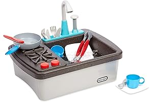 First Sink & Stove: Kids Realistic Pretend Play Set
