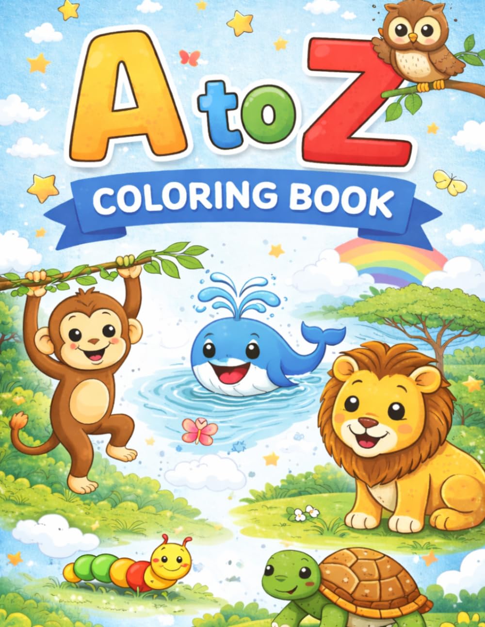 A to Z Colouring Book
