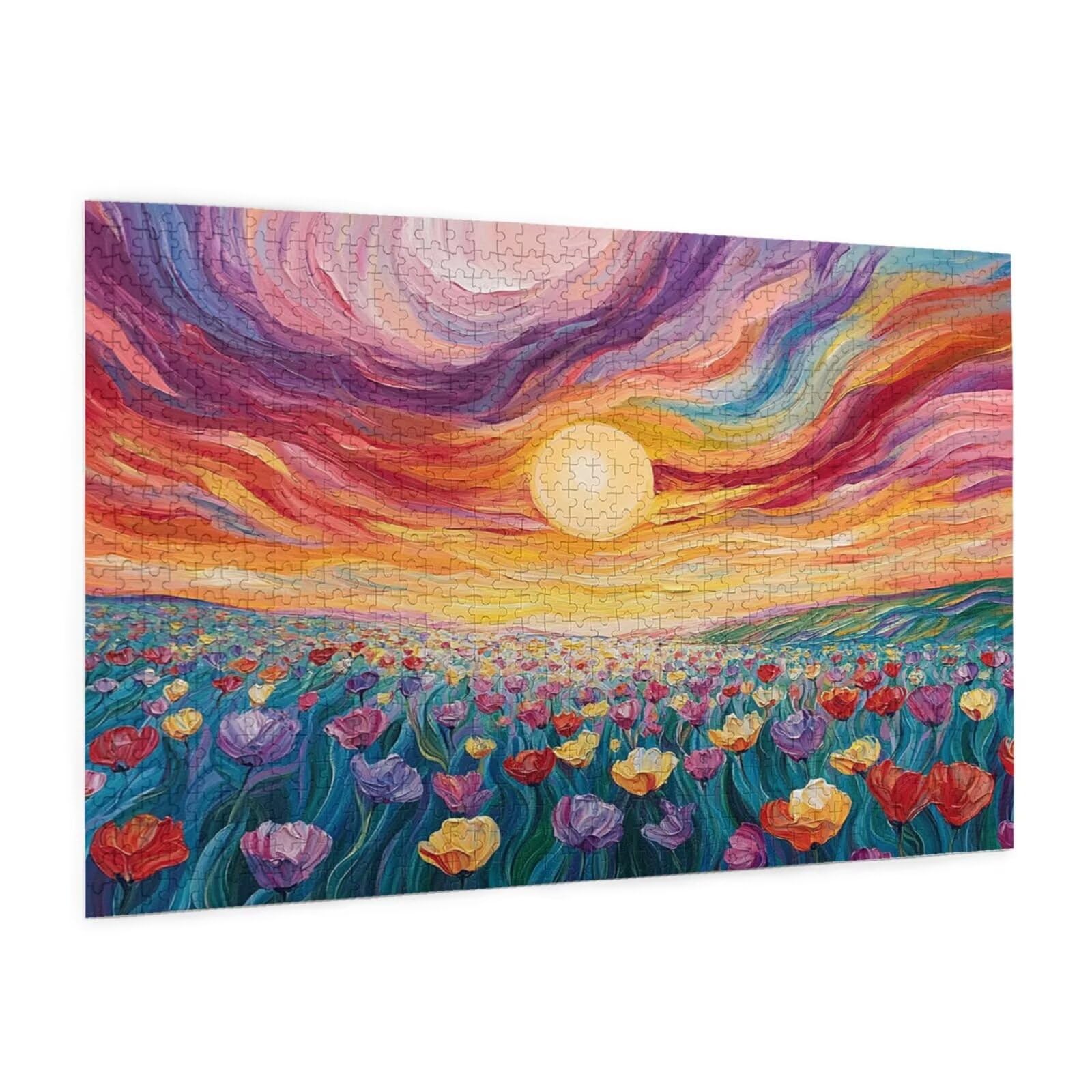 Puzzle fantastyczne 6000 elementów, puzzle kwiatowe dla dorosłych, z pudełkiem na prezent, "zrób to sam", duże drewniane puzzle dla dorosłych, gra zręcznościowa dla całej rodziny, prezenty dla kobiet