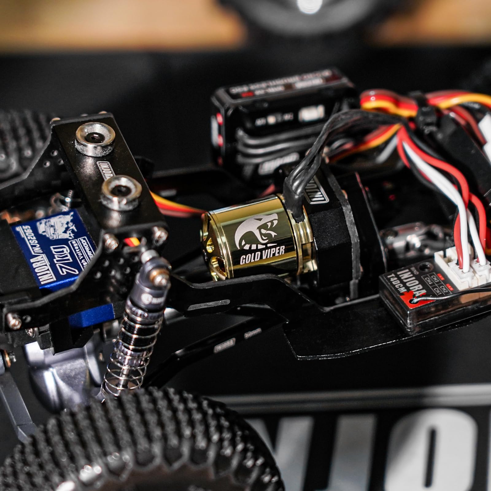 INJORA Gold Viper 1721 Brushless Motor 2800KV per Upgrade 1/24 Axial SCX24