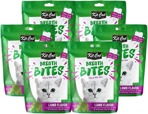 Kit Cat Breath Bites Lamb Flavour Cat Treat 60 g (Pack of 6)