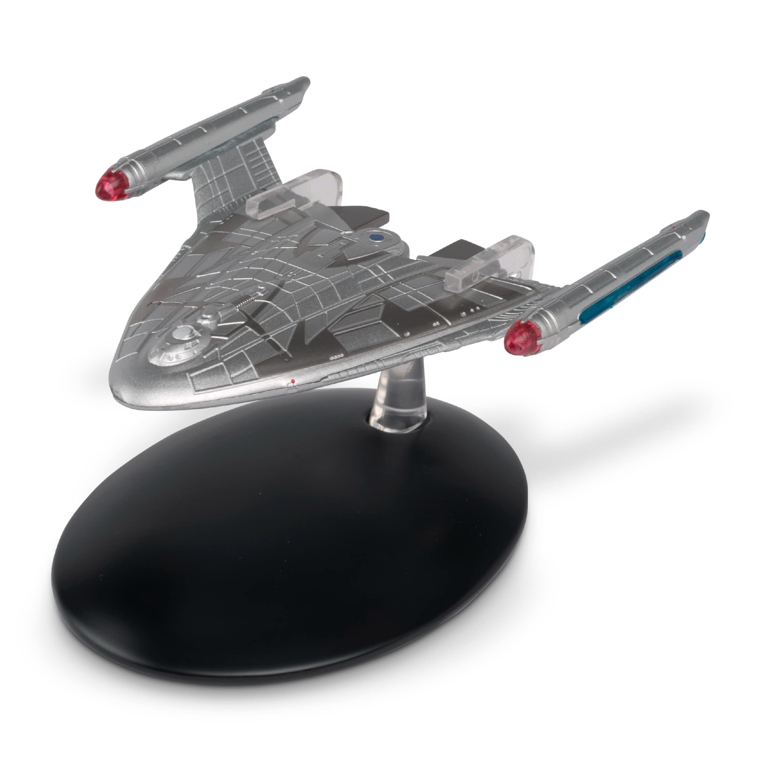 Hero Collector Red Star Trek - U.e.s. Warp Delta Starship - Star Trek Official Starships Collection By Eaglemoss Collections
