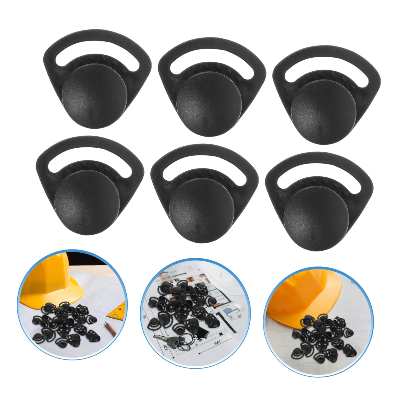 ULTECHNOVO 200piezas Hebillas Para Casco De Seguridad Correa De Barbilla Repuestos Para Casco Instalación Fácil y Segura Uso Diario