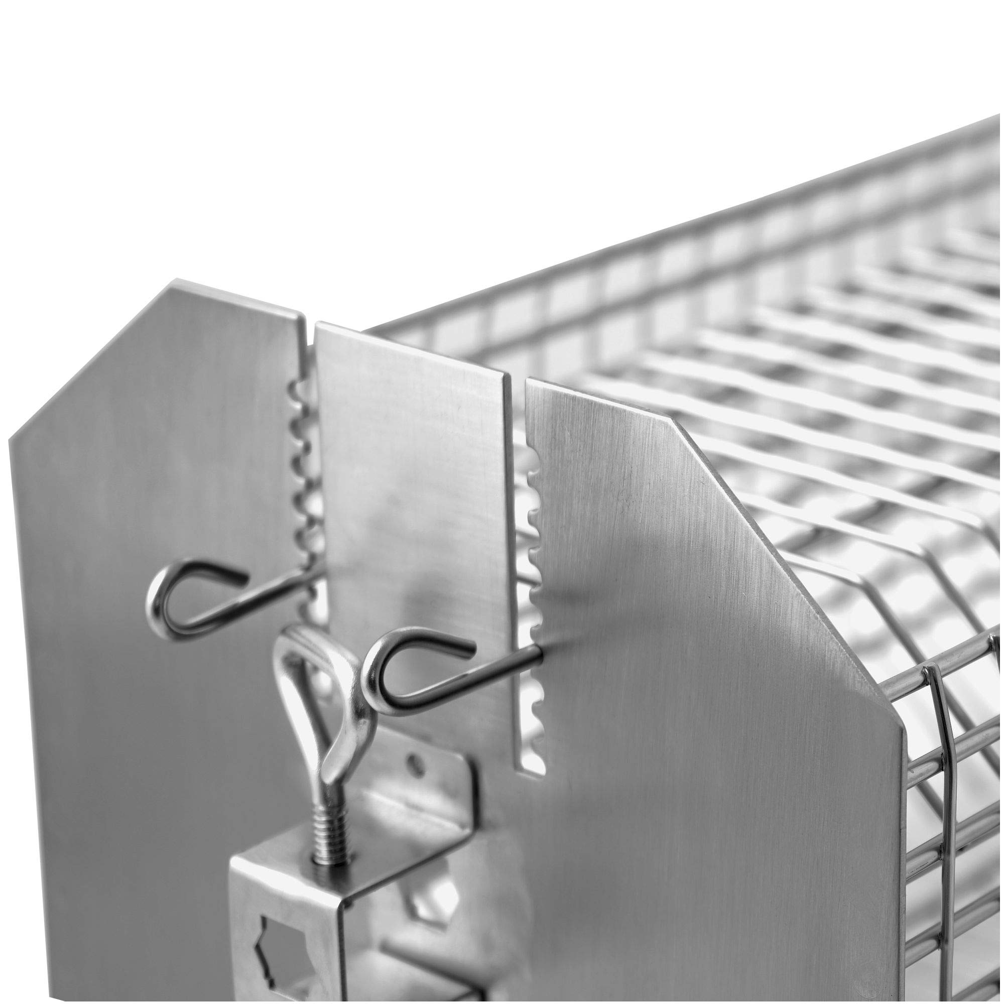 BBQ-TORO Panier de Cuisson pour tournebroche | Universel | Acier Inoxydable | Grille pour rôtissoire