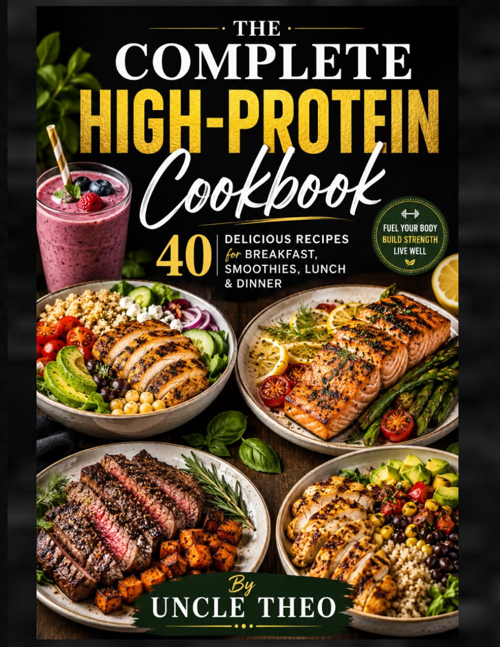 The Complete High-Protein Cookbook: 40 Delicious Recipes for Breakfast, Smoothies, Lunch & Dinner