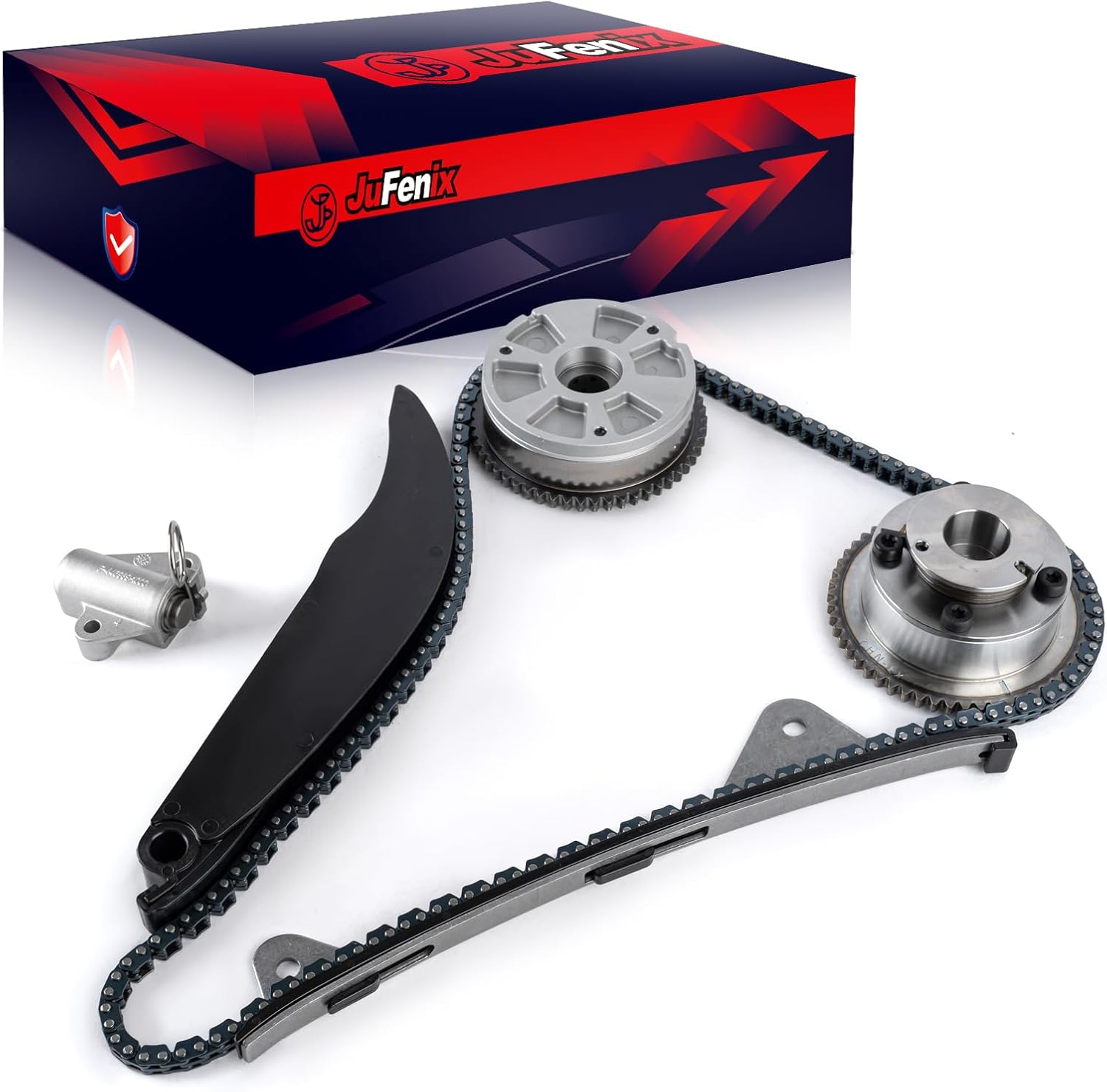 24350-2E700 Timing Chain Kit w/VVT Gear for Hyundai Elantra 2.0 2017-2020,Kona 2.0L 2018-2021,Veloster 2.0L 2019-2021,for Kia Forte 2.0 17-2022, Forte 5 2.0 L 2017 2018 Replace 243212E010 24321-2E010