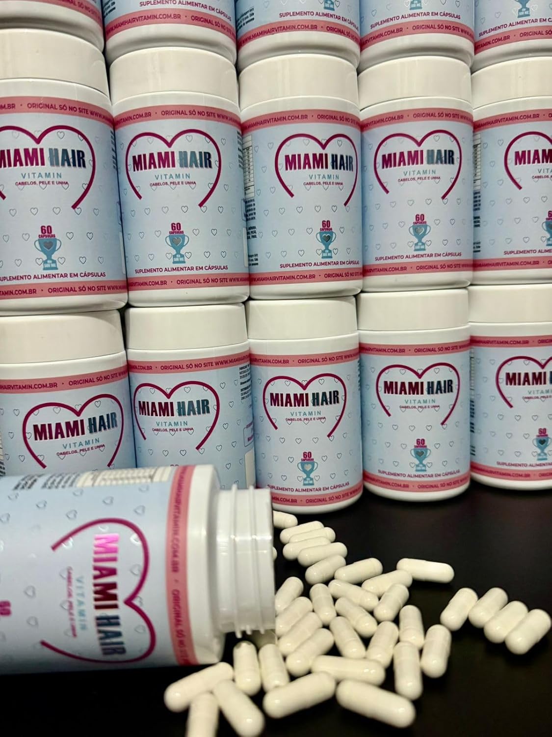 Biotina 45mcg + Silicio inteligente +17 vitaminas é MIAMI HAIR VITAMIN | 300Caps | Complexo de Beleza para Cabelo, Pele e Unhas | Crescimento Acelerado Dos Fios 90X MAIS RÁPIDO… em promoção! Veja a oferta e mais achadinhos de Vitaminas & Suplementos 4 Hoje é o melhor dia para comprar Biotina 45mcg + Silicio inteligente +17 vitaminas é MIAMI HAIR VITAMIN | 300Caps | Complexo de Beleza para Cabelo, Pele e Unhas | Crescimento Acelerado Dos Fios 90X MAIS RÁPIDO… com aquele preço maroto! Promoção! Aproveite a oferta! 4