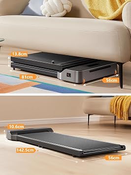 WalkingPad by KingSmith Z1 P1 A1 Pro Z3 H+ G1 Walking Pad Treadmill for Home Office Foldable (Depending on Model: Up to 136 kg Load Capacity 12 km/h; All Models: LED Display App No Assembly