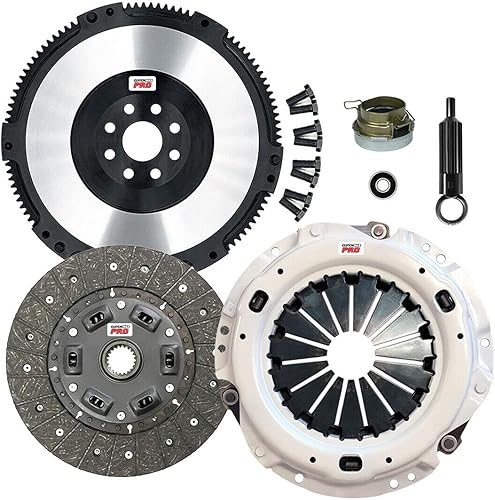 ClutchMax PRO Performance Stage 1 Kit de embrague con volante Chromoly compatible con Toyota Supra Non-Turbo 1993-1998 2JZGE MK4 1992-2000 Lexus