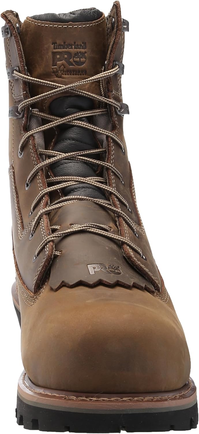 Timberland PRO Men's Evergreen 8 Inch Composite Safety Toe Insulated Waterproof Industrial Logger Work Boot, Turkish Coffee-2024 NEW, 11 W US - Image 2