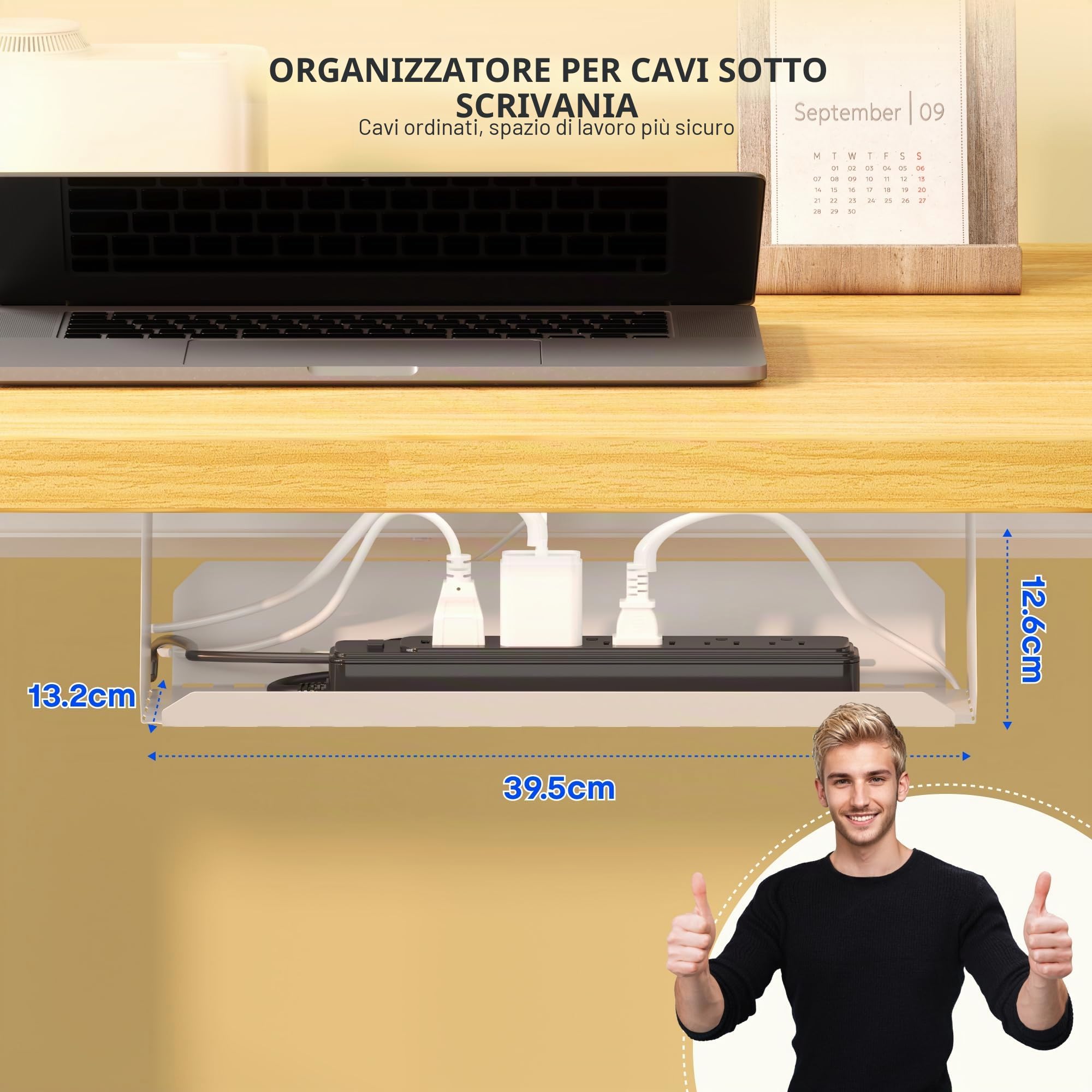 FLEXISPOT Scrivania Regolabile In Altezza Elettrica 100x60cm, Scrivania Regolabile In Altezza A 2 Livelli Con Gancio E Promemoria Seduta-Stand (Acero, Struttura Bianca)