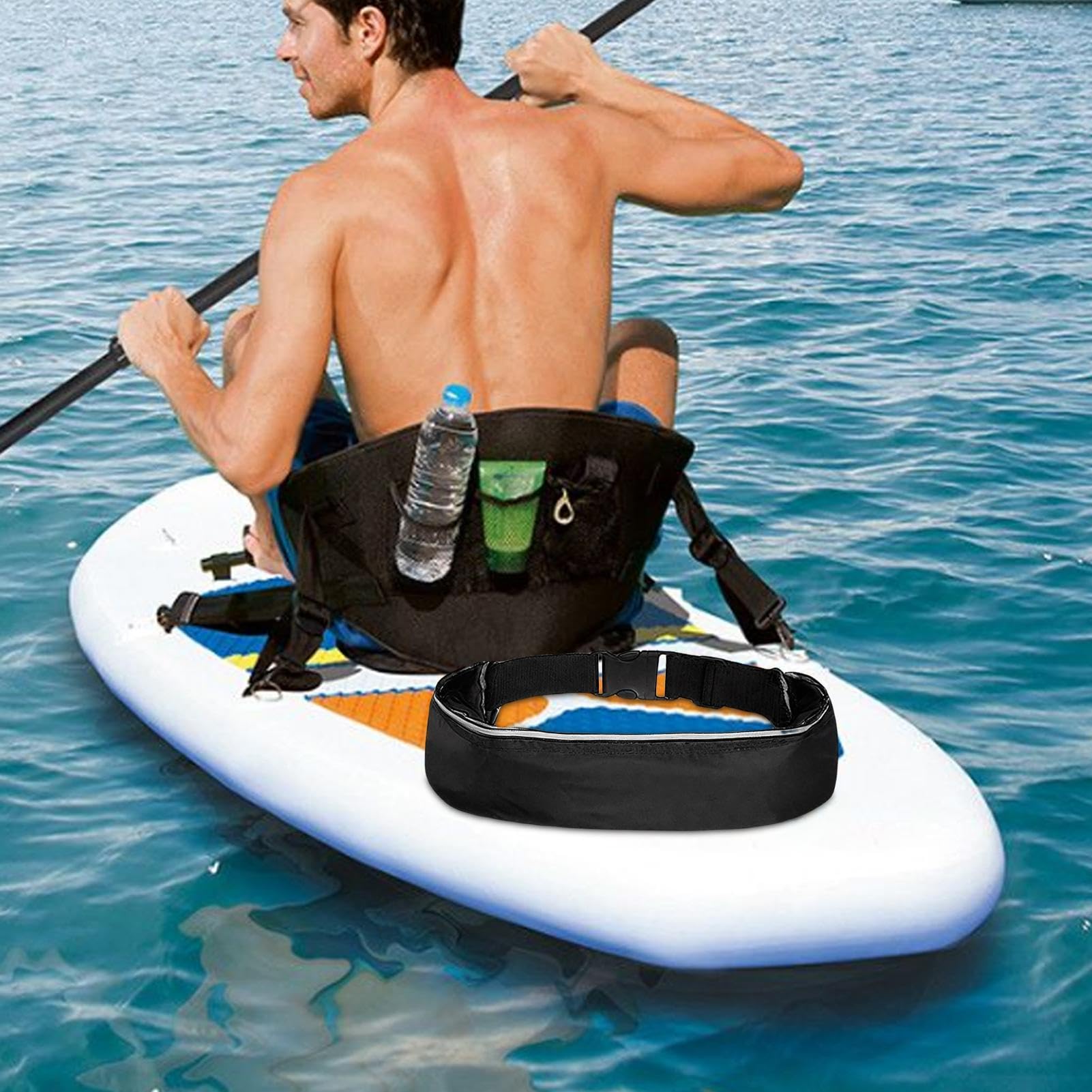 Cintura galleggiante gonfiabile anti-soffocamento regolabile | Cintura da nuoto gonfiabile manuale per donne, uomini, principianti, adolescenti, snorkeling, kayak e paddle
