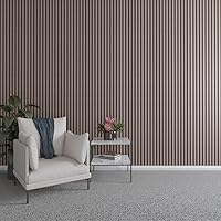 Vista 34 de Ekena Millwork Kit de panel de pared de listones de madera ajustables de 47 pulgadas de alto x 3/8 pulgadas de alto, con listones de 2 pulgadas