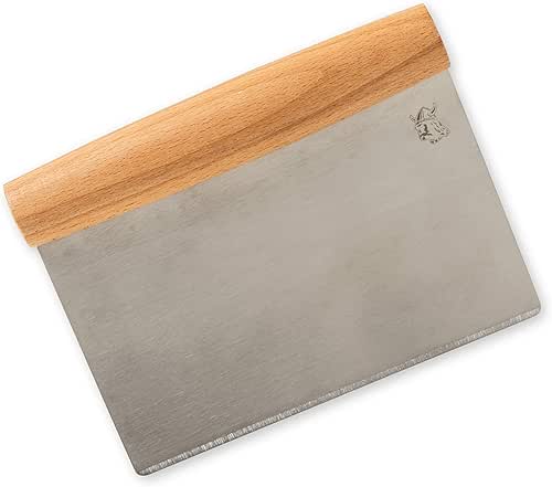 Nordic Ware Dough Cutter with Beechwood Grip, Stainless Steel Blade