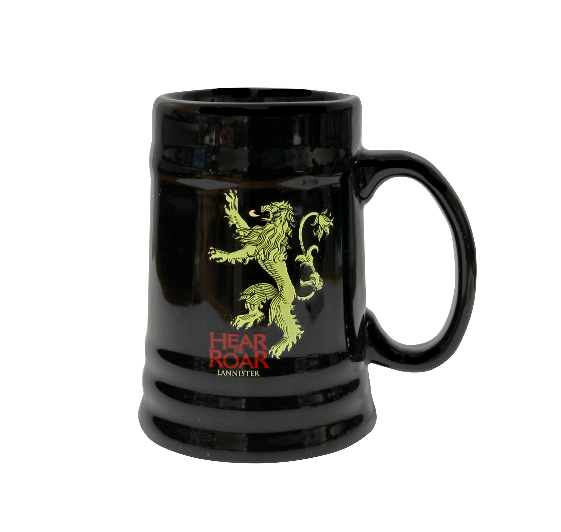 Game of Thrones House of Lannister Hear Me Roar Beer Stein, Black