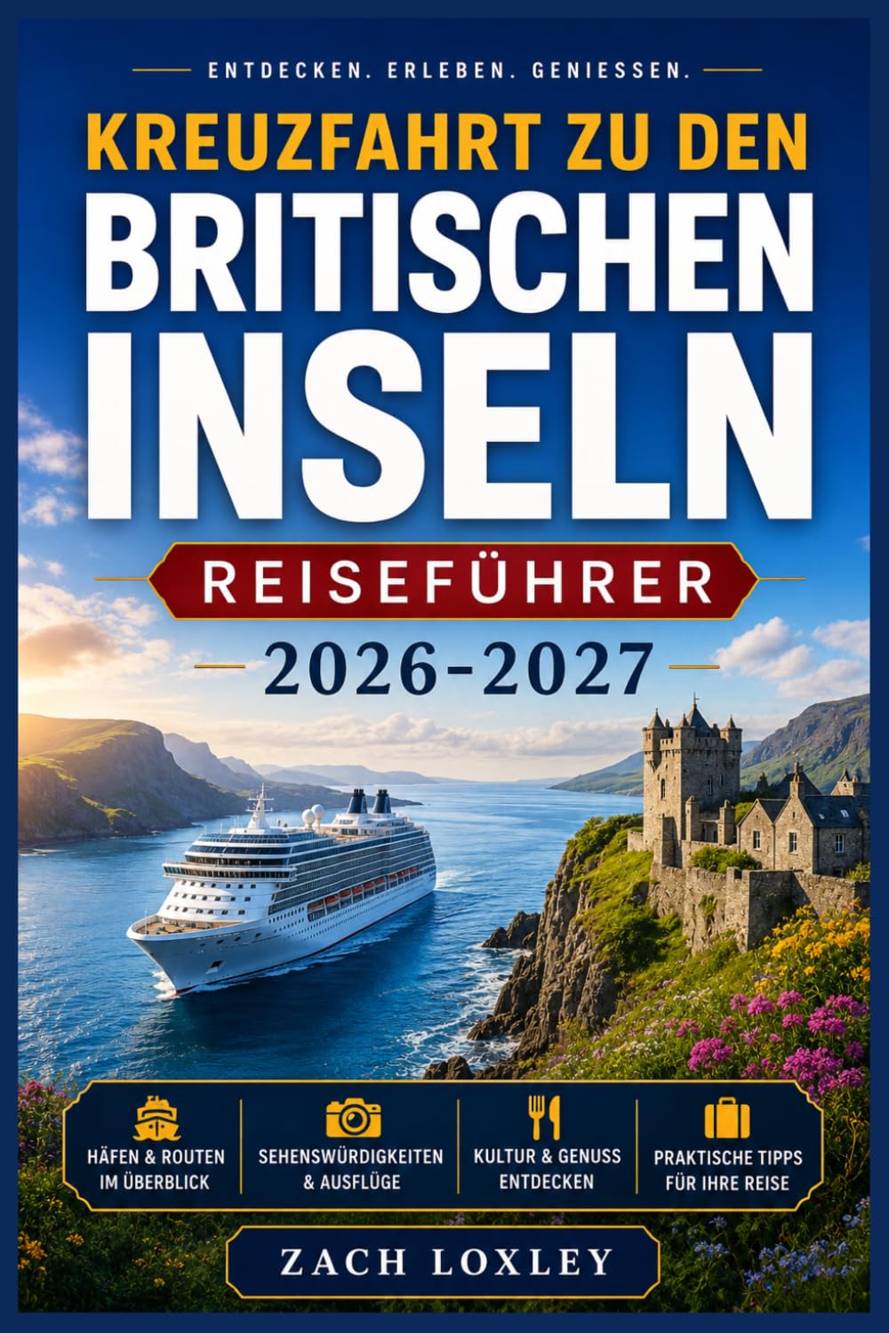 KREUZFAHRT ZU DEN BRITISCHEN INSELN REISEFÜHRER 2026-2027: Erkunden Sie England, Schottland, Irland und Wales auf dem Seeweg – Ausführliche ... saisonale Tipps und Insider-Tipps