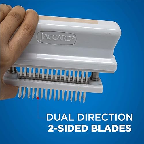 Miniatura 5 de Jaccard 200348T, ablandador de carne duradero de 48 cuchillas con aguja afilada de acero inoxidable, artilugio de cocina para ablandar pollo, carne